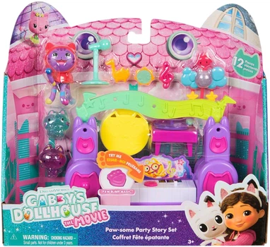 Zestaw do zabawy Gabby's Dollhouse Kino: Pokój imprezowy DJ Kota 6074118 (681147085350)