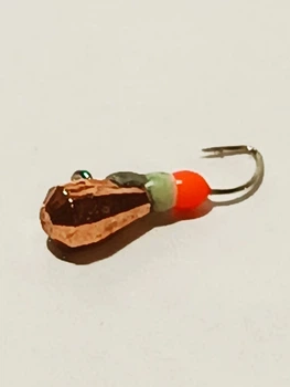 Мормишка вольфр. Start Fishing Гранована фінська крапля з вушком гач.№18 Cu 3 мм 0,3 г 059-030-1