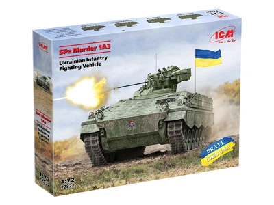 Сборная модель ICM – SPz Marder 1A3, Боевая машина пехоты ВСУ (72822)