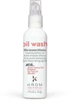 Олія очищуюча двохфазна Krom з олією чайного дерева та ментолом Tea Tree Oil Wash 100 мл