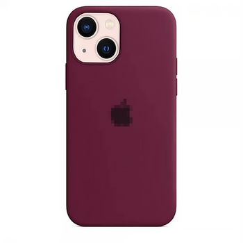 Чохол Silicone Case для iPhone 13 захисний аксесуар Marsala протиударний та міцний