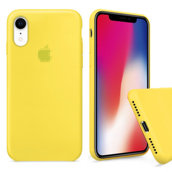 Чохол Silicone Case для iPhone XR жовтий захисний аксесуар для надійного захисту смартфона