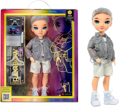Лялька Rainbow High Aidan Russell Purple Boy Fashion (583165)
