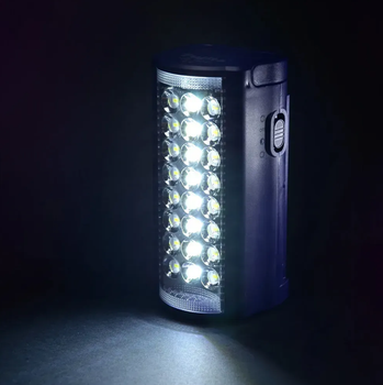 Акумуляторний аварійний ліхтар - лампа з функцією Power Bank Almina 24 LED 30000 mAh Синій