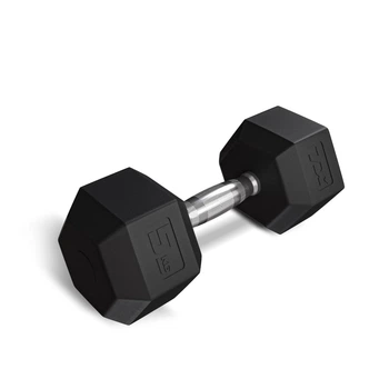 Гантеля шестигранная прорезиненная TX-050RD Trex Sport 5кг