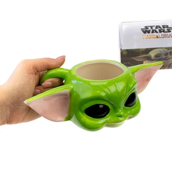 Кружка фигурная Star Wars малыш Йода Мандалорец 4724395
