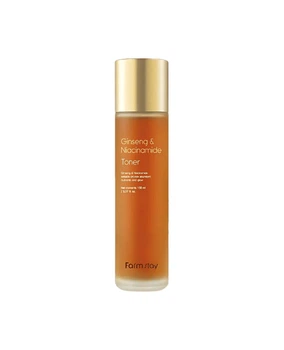 Тонер з женьшенем та ніацинамідом Farm Stay Ginseng & Niacinamide Toner