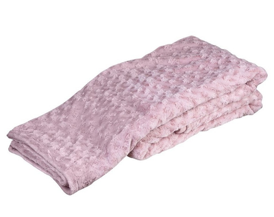 Покривало на ліжко Smukee Home хутряне двостороннє рожеве 200 x 220 см (5901619997673)