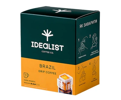 Дріп-кави Idealist Coffee Co Бразилія 7 шт