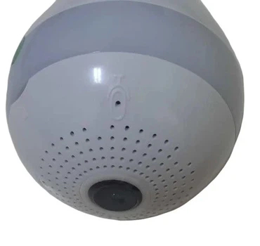 Камера видеонаблюдения CAD-B13 4392 панорамный IP WiFi в виде лампочки белая (074x)