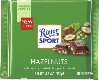 Шоколад Ritter Sport 100 г Лісовий Горіх