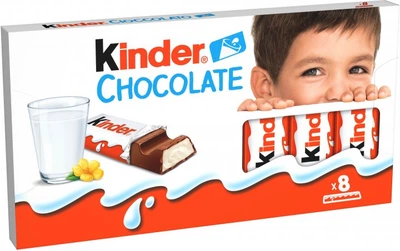 Батончики Kinder молочний шоколад 100 г