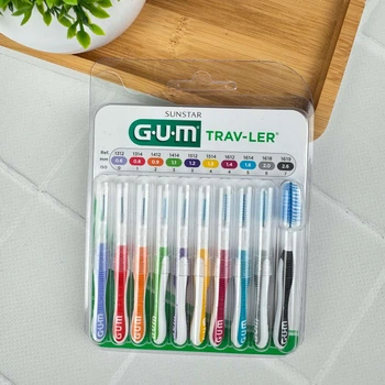 Межзубная щетка Gum TravLer Mixed Pack ассорти 10 шт