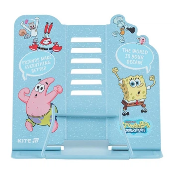Подставка для книг Kite Sponge Bob "Губка Боб" металлическая голубая (SB25-390)