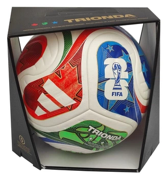 Мяч футбольный Adidas World Cup 26 Trionda Pro OMB JD8021 №5 Белый