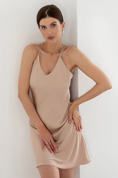 Нічна сорочка Forli Комбінація шовкова Nude M Бежевий SH0007-01-20_M