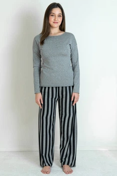 Пижама Forli Комплект трикотажный с брюками Coffee Black L Серый TR0018-26-69_L