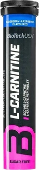 L-Карнітин Biotech L-Carnitine 500 мг 20 таблеток Чорниця-малина (5999076215782)