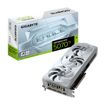 Відеокарта GeForce RTX 5070 Ti 16GB Gigabyte Eagle Ice OC SFF (GV-N507TEAGLEOC ICE-16GD)