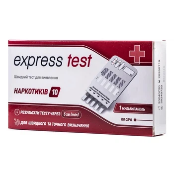 Express Test мультипанель наркотики №10