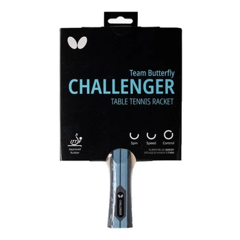 Ракетка для настільного тенісу BUTTERFLY Challenger Team, чорно-червона