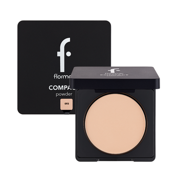 Пудра для обличчя FlorMar Compact матуюча № 93 Натурально карамельна