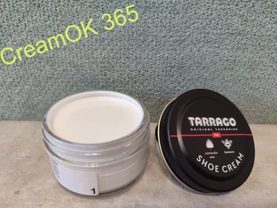 Крем белый для гладкой кожи обуви Tarrago Shoe Cream 50мл TCT31/01 - White