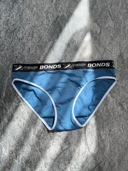 Жіночі бавовняні трусики BONDS - Розмір S (10) - синій