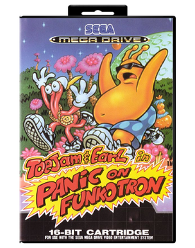 Игра Sega Mega Drive ToeJam & Earl in Panic on Funkotron Europe Английская Версия Б/У