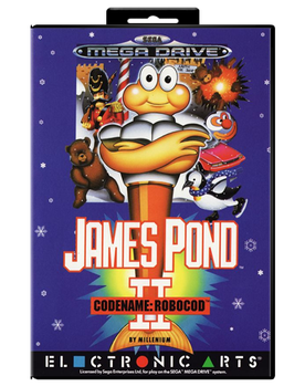Игра Sega Mega Drive James Pond 2: Codename: RoboCod Europe Английская Версия Б/У