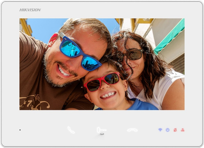 Monitor wideodomofonu Hikvision DS-KH7300EY-WTE2 White