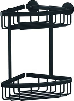 Полиця для душу TESA ALUXX самоклеюча дворівнева Чорна (405070000000)