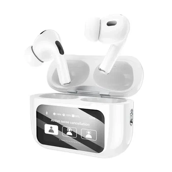 Навушники бездротові HOCO EW72 Soar true wireless ANC NoiseReduction/TouchScreen/5.4 White