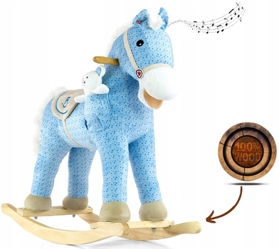 Koń na biegunach Milly Mally Pony Blue (5901761122220)