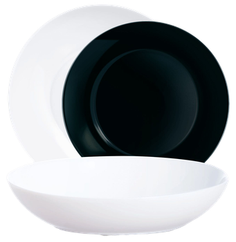 Сервіз LUMINARC Apy Black and White /18 пр. (X1990)