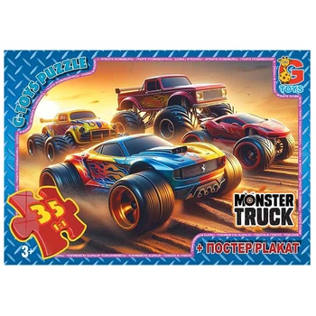 Пазлы из серии Монстер траки 35 эл Gtoys (MT182) (254343)
