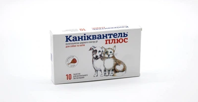 Каніквантель Плюс – антигельмінтик широкого спетру дії, 1 таб