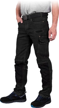 Рабочая одежда брюки джинсовые черные "Jeans303-T" размер 58