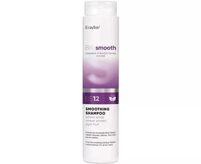 Шампунь для волосся Erayba BS12 BioSmooth Shampoo розгладжувальний з амінокислотами олією авокадо та асаї 250 мл