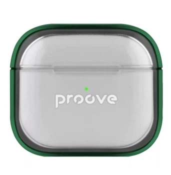 Чехол противоударный Proove Safe Box Case for AirPods 3 c карабином green