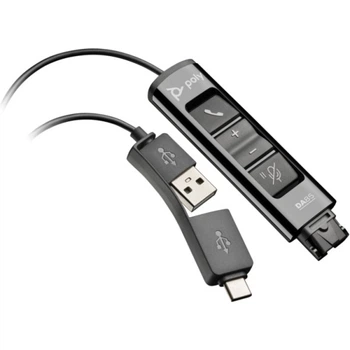 Адаптер Poly DA85 USB-QD Черный (LKMTR_863804)