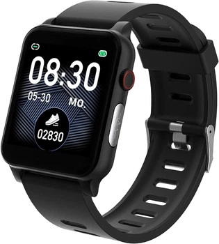 Смарт-часы Heyro Fit 21 39 мм / Bluetooth / Влагозащита 5 АТМ / Black b1