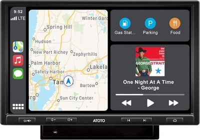 Автомагнитола ATOTO F7 PE F7G210PE / 10.1" / Сенсорная / Linux / Apple CarPlay / Android Auto / Bluetooth / WI-FI / GPS / USB / AUX / microSD slot / 2DIN Б/В b1