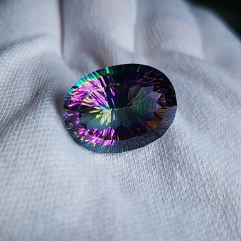 Натуральный Мистический Кварц 17.33Сt. 20.5 x 15.1 x 10.3 mm