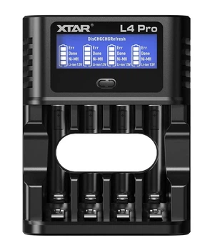 Зарядний пристрій Xtar L4 Pro для Li-ion 1.5V та NiMH 1.2V (4*АА/AAA,Refresh/Discharge)
