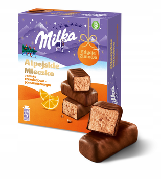 Конфеты Milka Alpejskie Mleczko Chocolate Orange 330 г