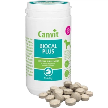Витаминно-минеральный комплекс CANVIT Biocal Plus 500гр, для собак