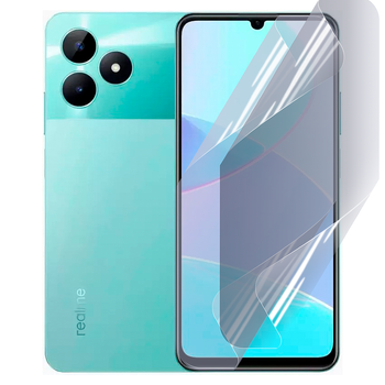 Плёнка гидрогелевая для Realme C51 глянцевая противоударная прозрачная