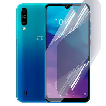 Плёнка гидрогелевая для ZTE Blade A5 2020 глянцевая противоударная прозрачная