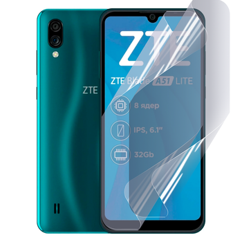 Плёнка гидрогелевая матовая для ZTE BLADE A51 lite протиударная прозрачная
